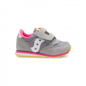 Tenisky Saucony Baby Jazz Hook & Loop Malé Deti Siva | SK-ABOGCTV