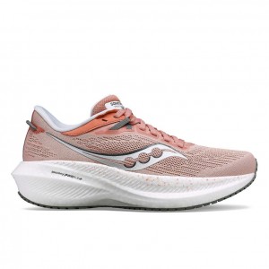 Tenisky Saucony Triumph 21 Wide Damske Ruzove | SK-SJKUITD