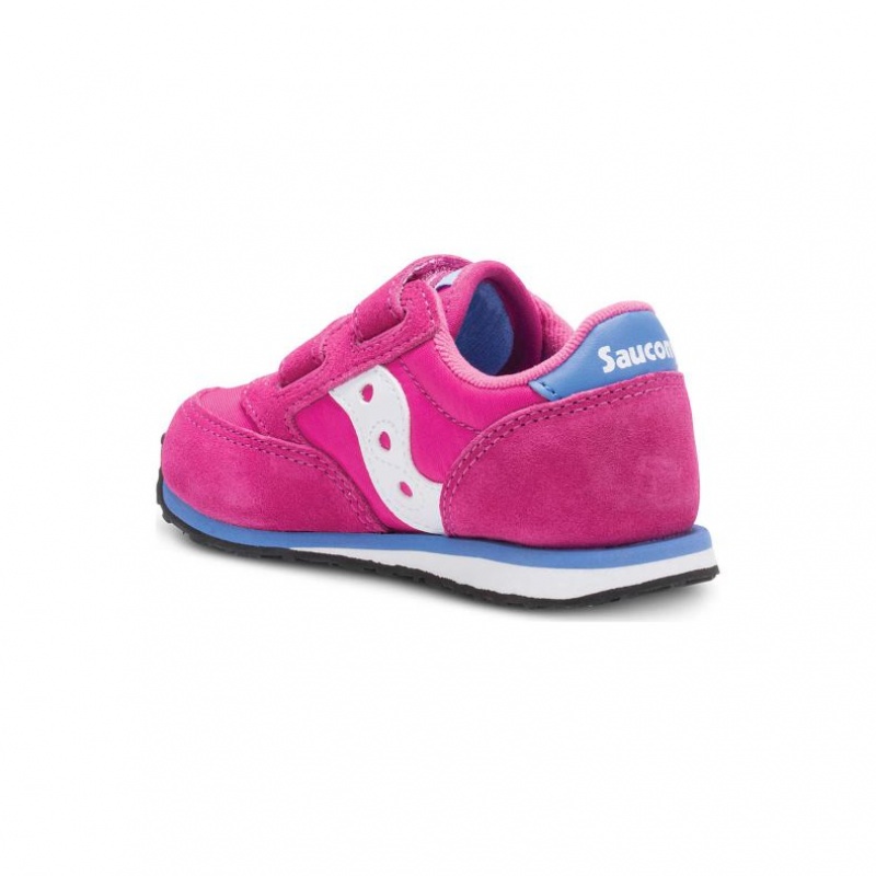 Tenisky Saucony Baby Jazz Hook & Loop Malé Deti Ruzove | SK-NBOFDKA