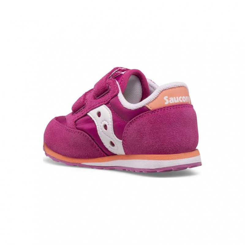 Tenisky Saucony Baby Jazz Hook & Loop Malé Deti Fuchsie | SK-DPOBXKF