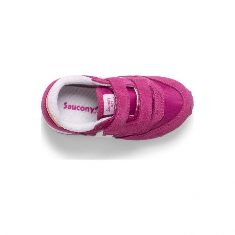 Tenisky Saucony Baby Jazz Hook & Loop Malé Deti Fuchsie | SK-DPOBXKF