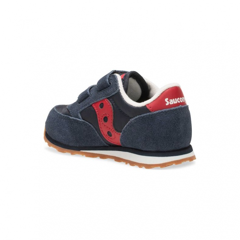 Tenisky Saucony Baby Jazz Hook & Loop Malé Deti Námornícka Modrá | SK-WDAZEBH