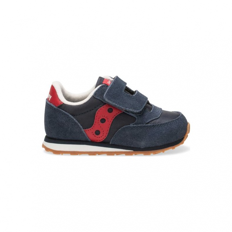 Tenisky Saucony Baby Jazz Hook & Loop Malé Deti Námornícka Modrá | SK-WDAZEBH