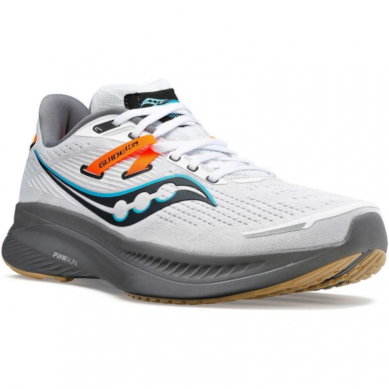 Tenisky Saucony Guide 16 Panske Biele | SK-LEWUBNY