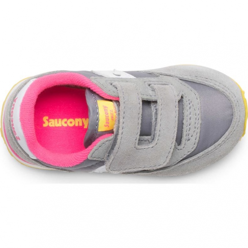 Tenisky Saucony Jazz Hook & Loop Veľké Deti Siva | SK-NLYWGJD