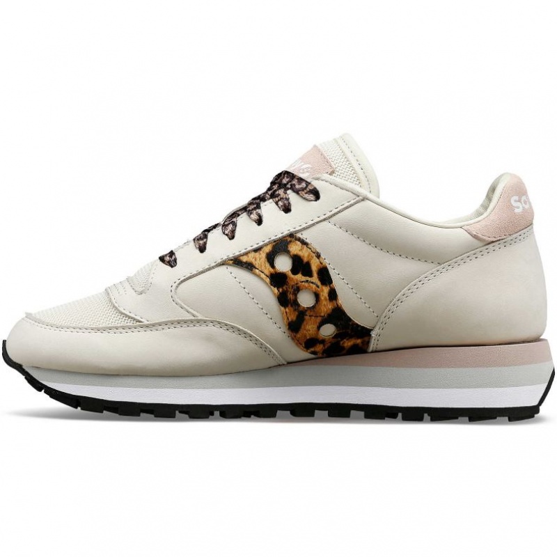 Tenisky Saucony Jazz Triple Damske Biele Leopardie | SK-WVICDSL