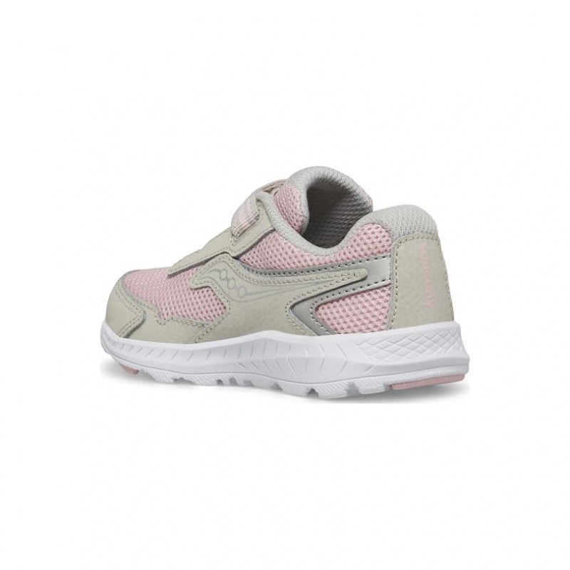 Tenisky Saucony Ride 10 Jr. Malé Deti Ruzove Siva | SK-FRAPEXN