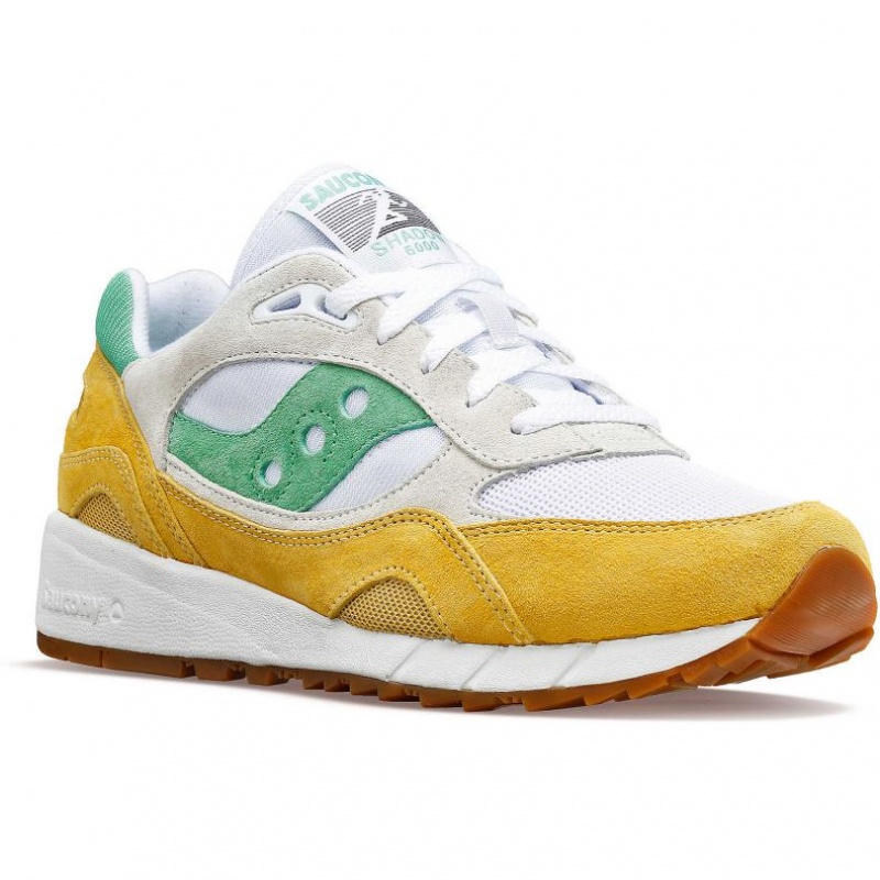 Tenisky Saucony Shadow 6000 Damske Biele Žlté Zelene | SK-WIYNAMS