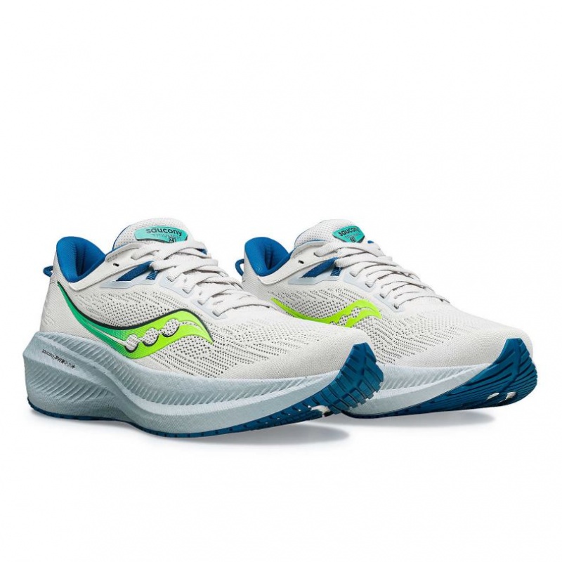 Tenisky Saucony Triumph 21 Damske Biele | SK-HOKWBNT