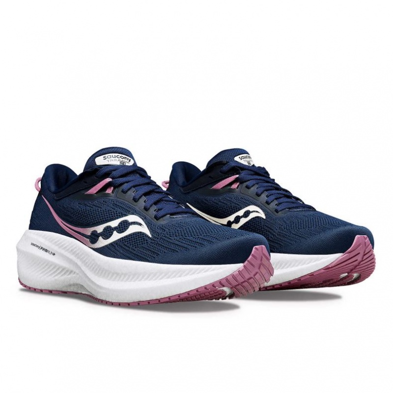 Tenisky Saucony Triumph 21 Damske Námornícka Modrá | SK-WVYLKBG