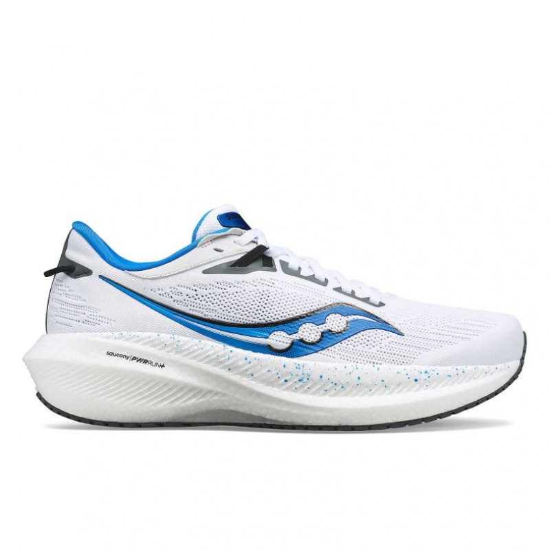 Tenisky Saucony Triumph 21 Panske Biele | SK-LXDASJT