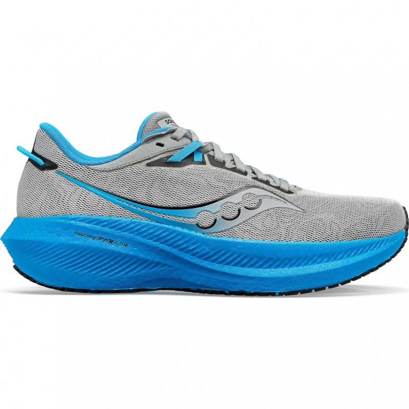 Tenisky Saucony Triumph 21 Panske Strieborne Modre | SK-EVAMZPX