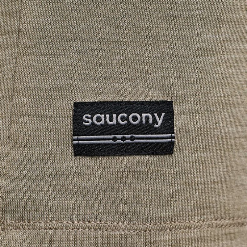 Tricko Saucony Peregrine Merino Long Sleeve Panske Olivovo Zelená | SK-VWHUCOL